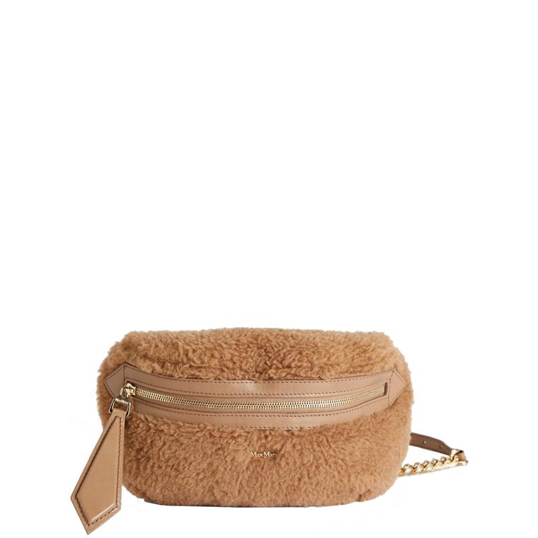 Max Mara BANANE4 Belt Bag, Camel